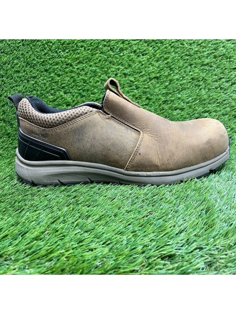 Northside Thomason II Mens Size 11.5 Brown Slip-On Nano Toe Safety Work Shoes